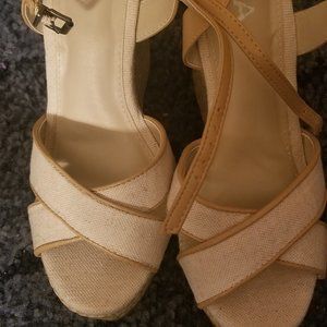 tan wedge heels